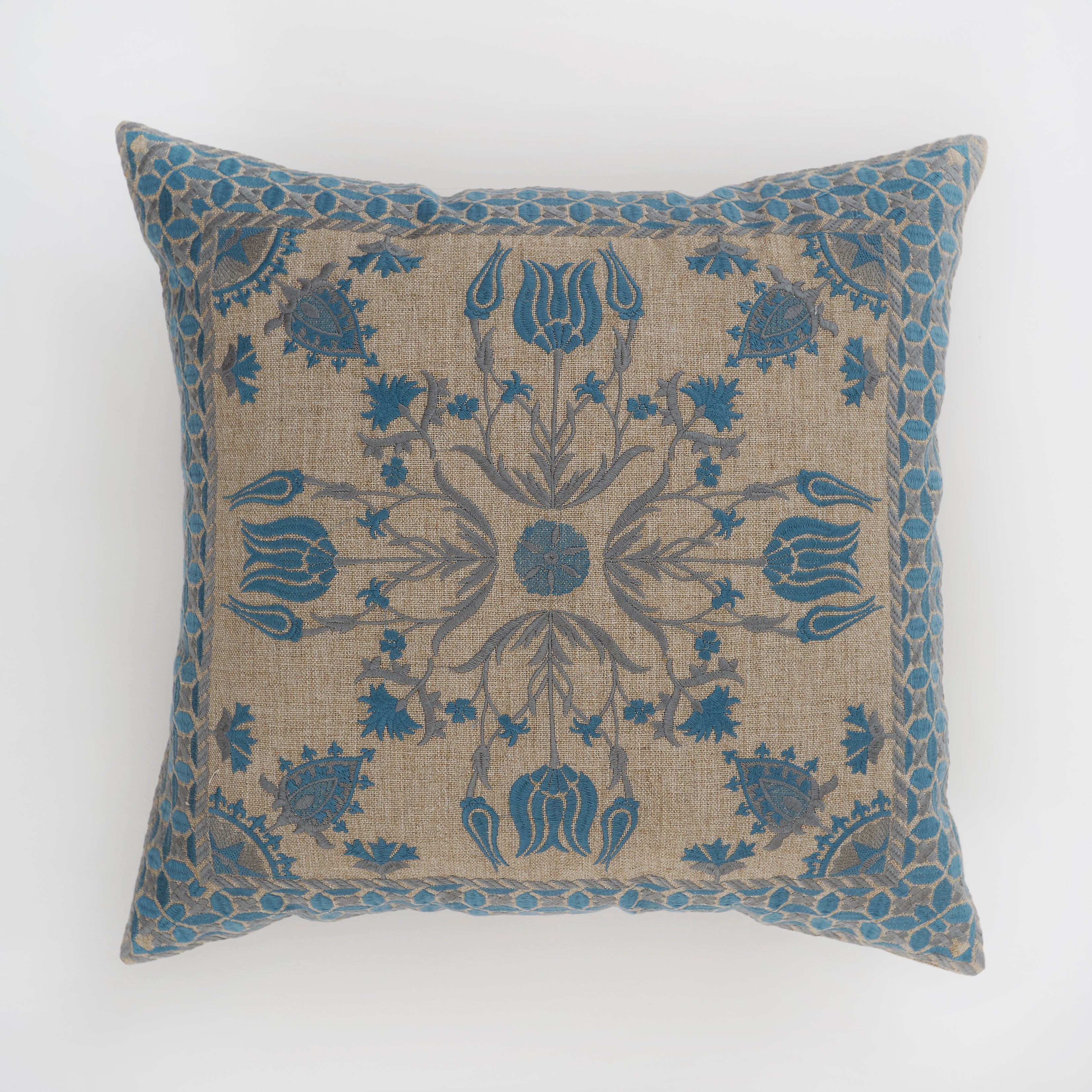 Tulip Blue Cushion