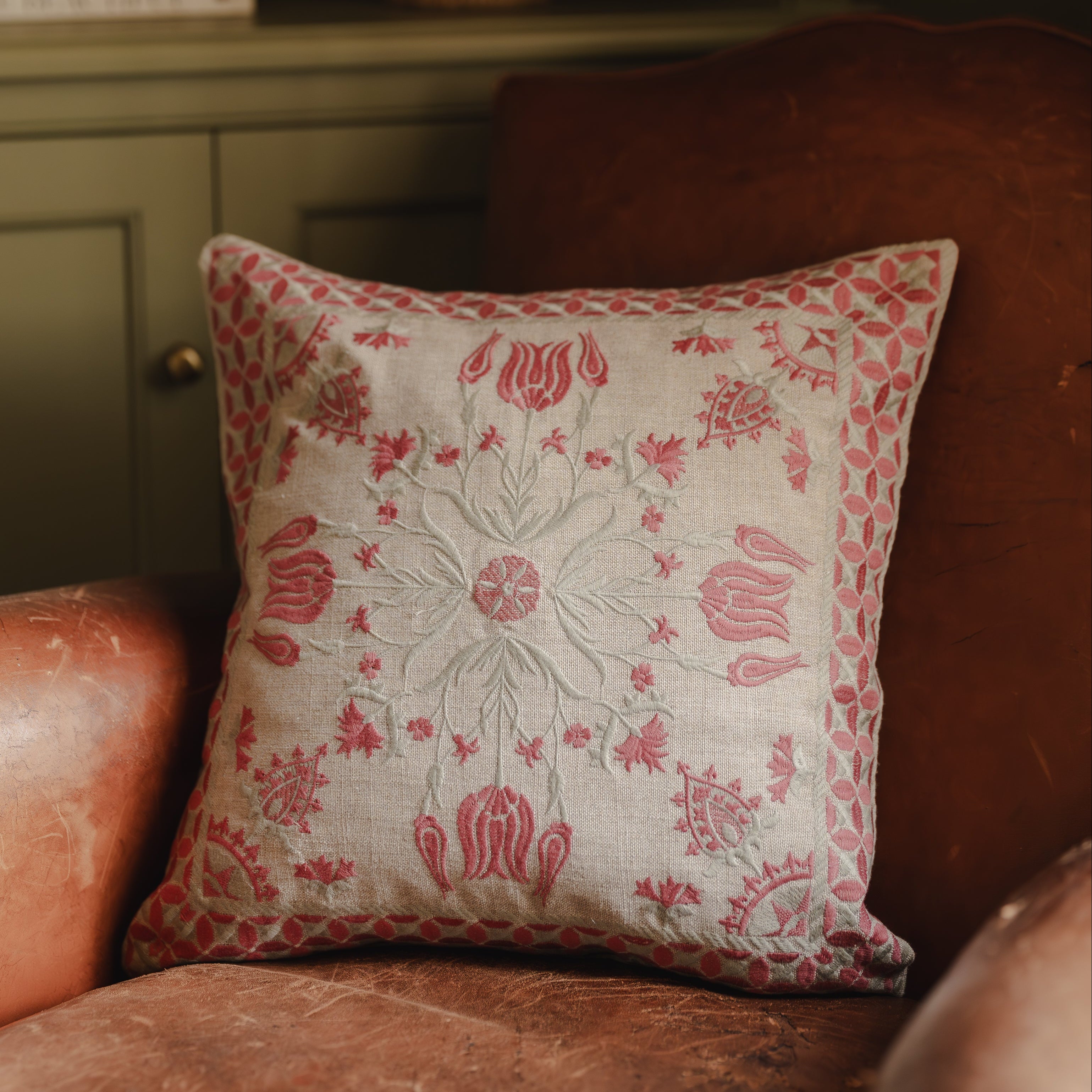 Tulip Pink Cushion