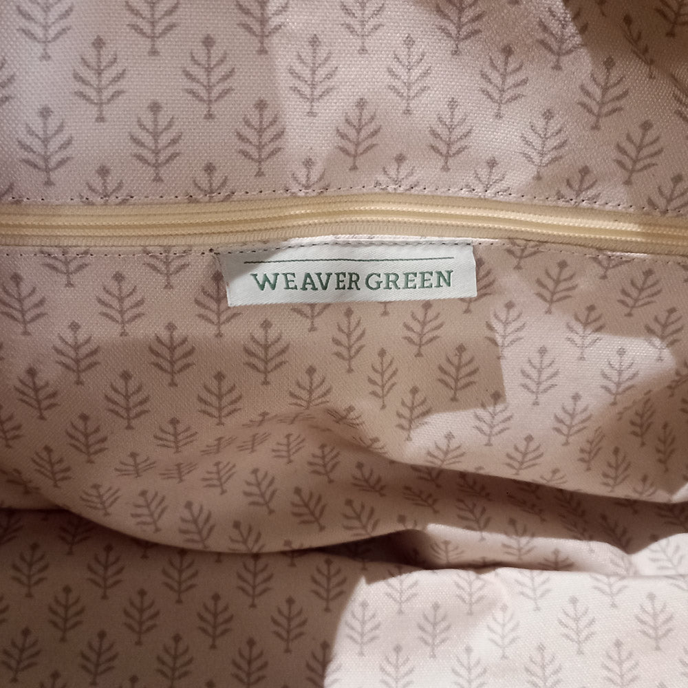 Fairisle Green Weekender Bag
