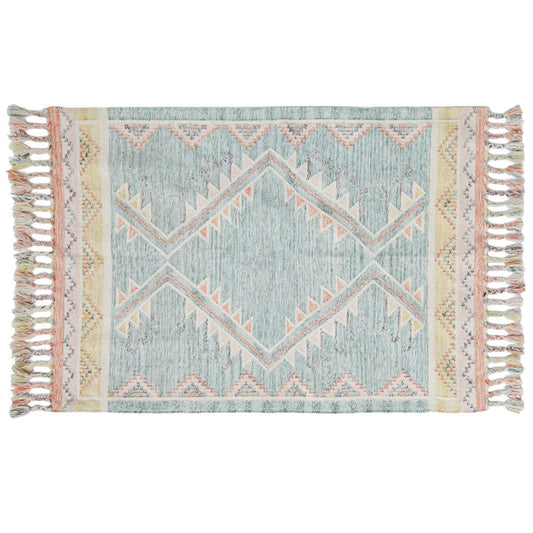 Weaver Green Andalucia Paloma geometric pale teal rug