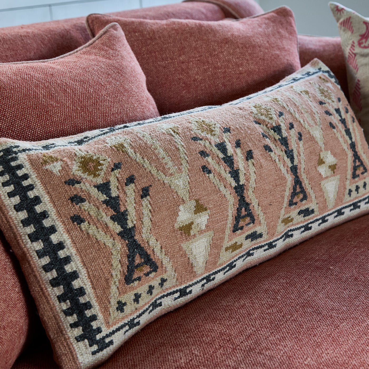 Aster Kilim Bolster Cushion