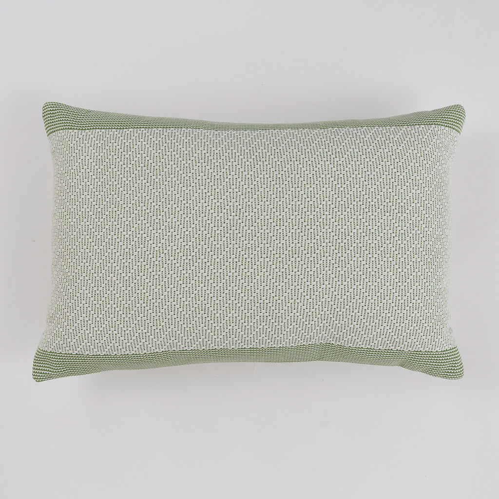 Chevron Green Cushion
