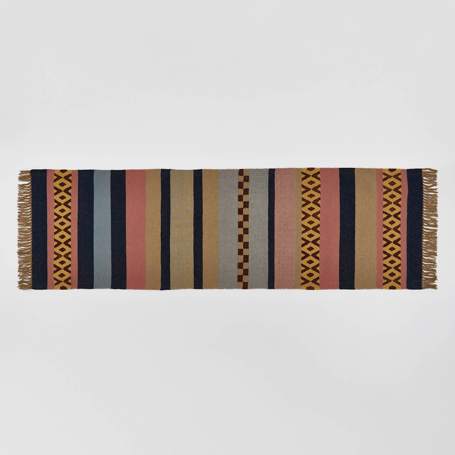 striped runner rug
