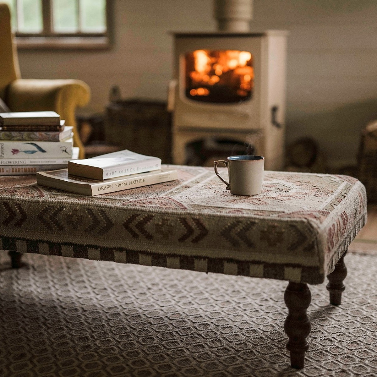 Nomad Delphine Ottoman