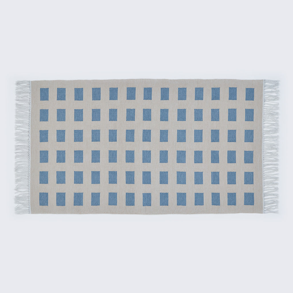 Faro Sky Blue Rug - 450cm x 300cm