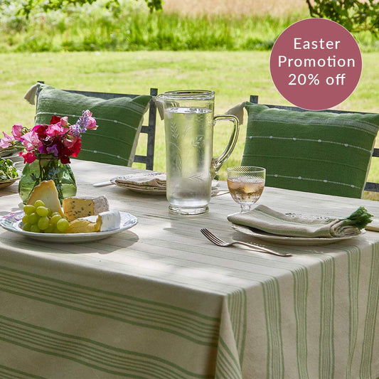 Antibes Green Tablecloth