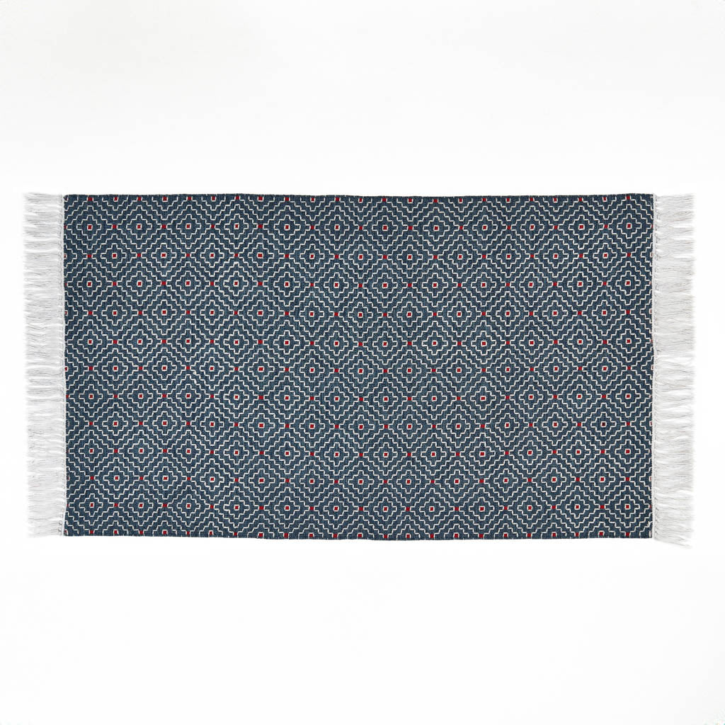indra indigo rug
