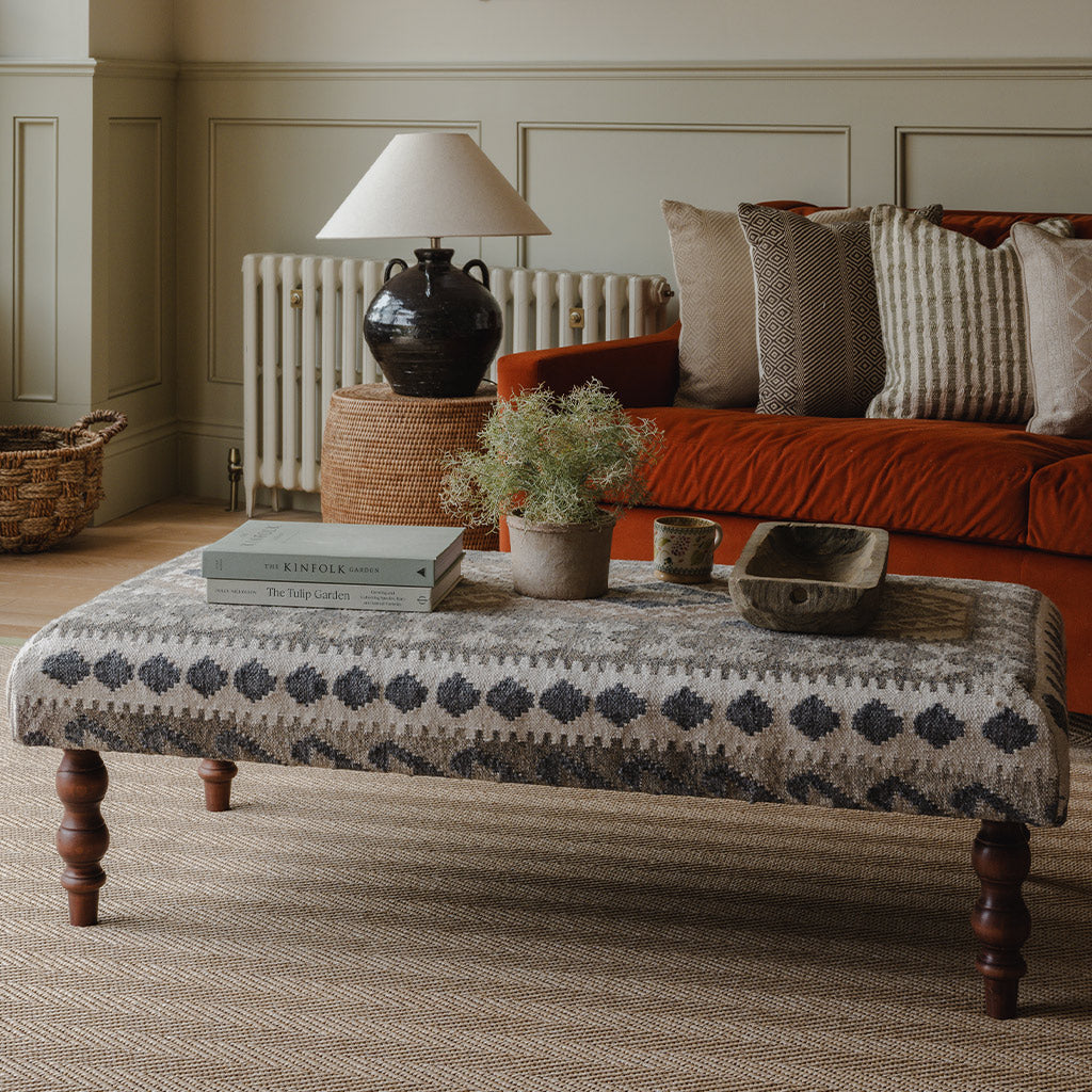 Samarkand Monochrome Ottoman