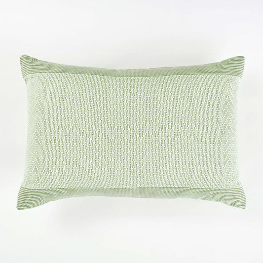 Chevron Green Cushion