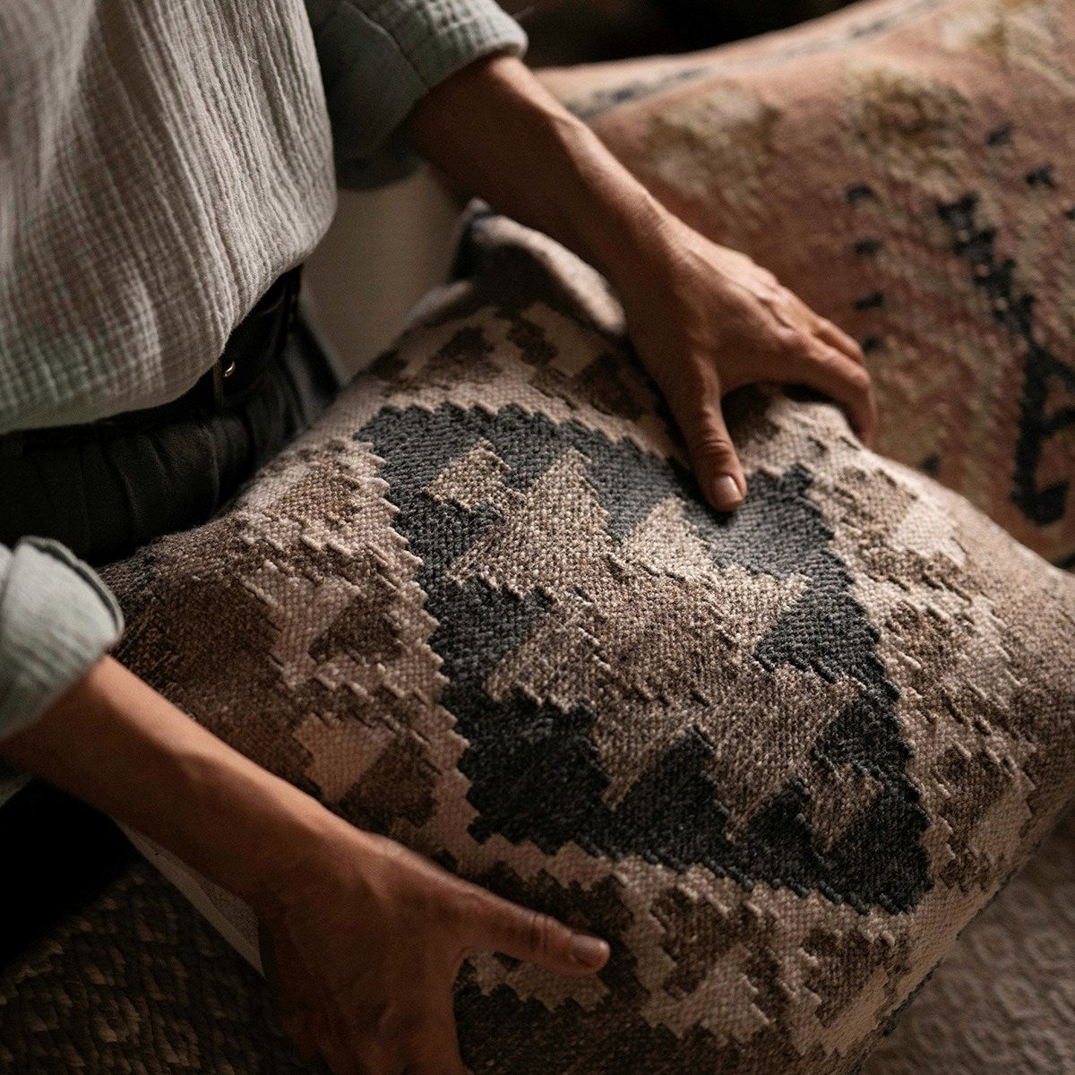 Samarkand Monochrome Cushion
