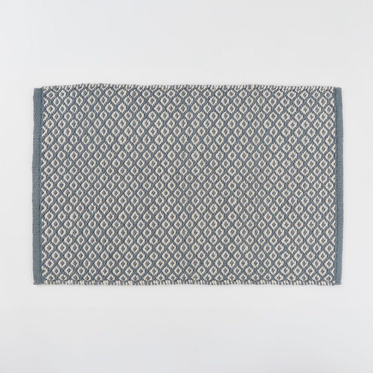 sky blue thistle rug 