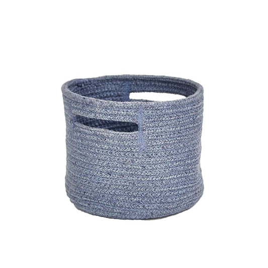 Blue Stripe Washbag & Basket Bundle