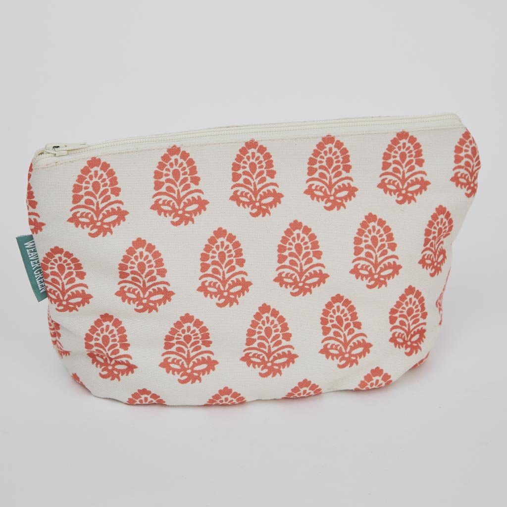 Jaipur Acorn Coral Washbag