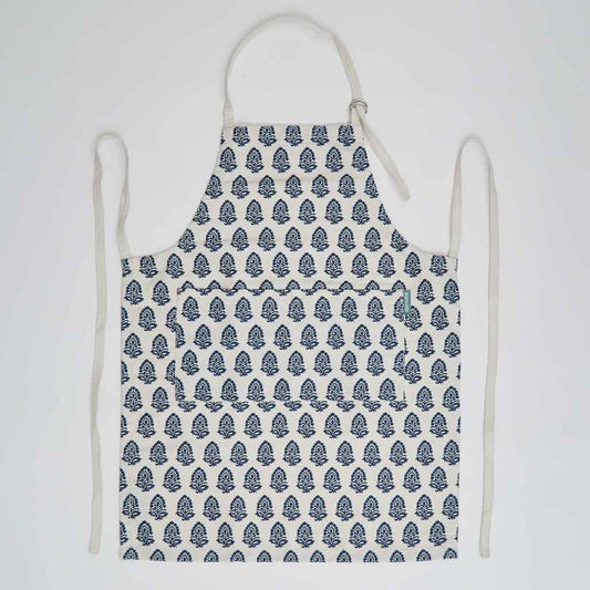 Jaipur Acorn Navy Canvas Apron