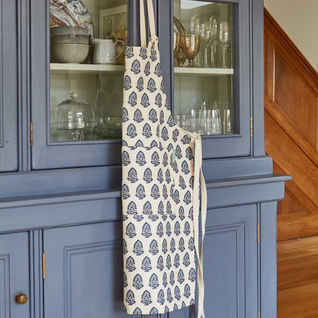 Jaipur Acorn Navy Canvas Apron