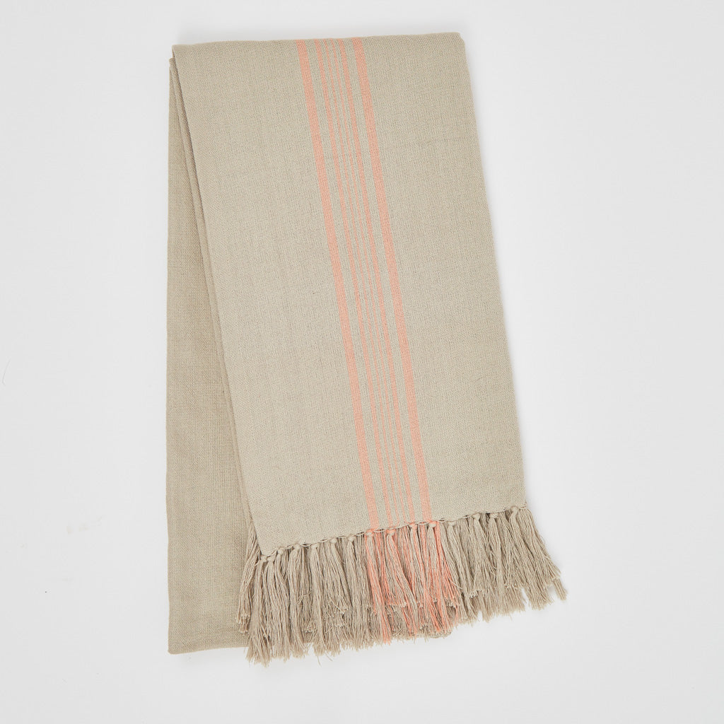 Antibes Coral Throw - Sale Item