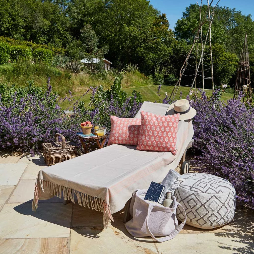 Antibes Coral Throw - Sale Item