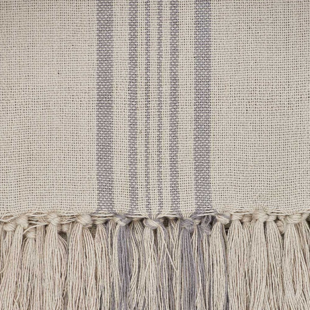 Antibes Linen & Grey Throw - Sale Item