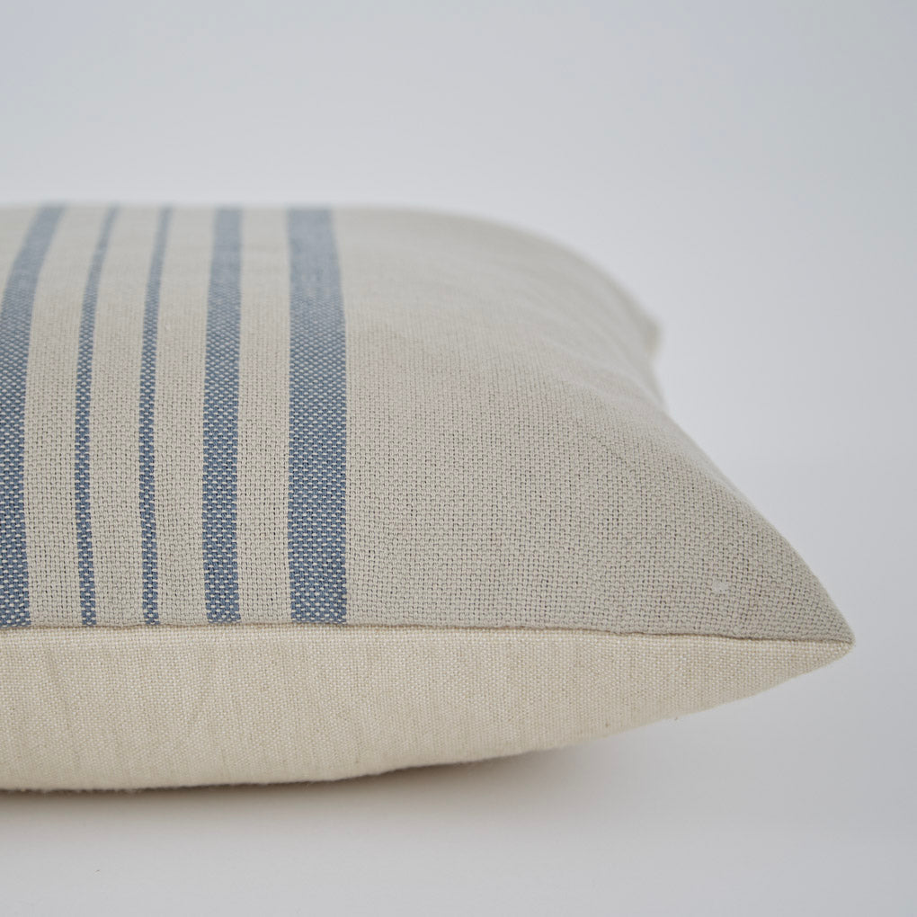 Antibes Blue Stripe Cushion