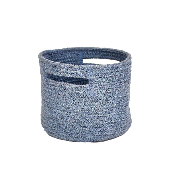 Navy Braided Baskets | Recycled Blue Woven Baskets – Weaver Green