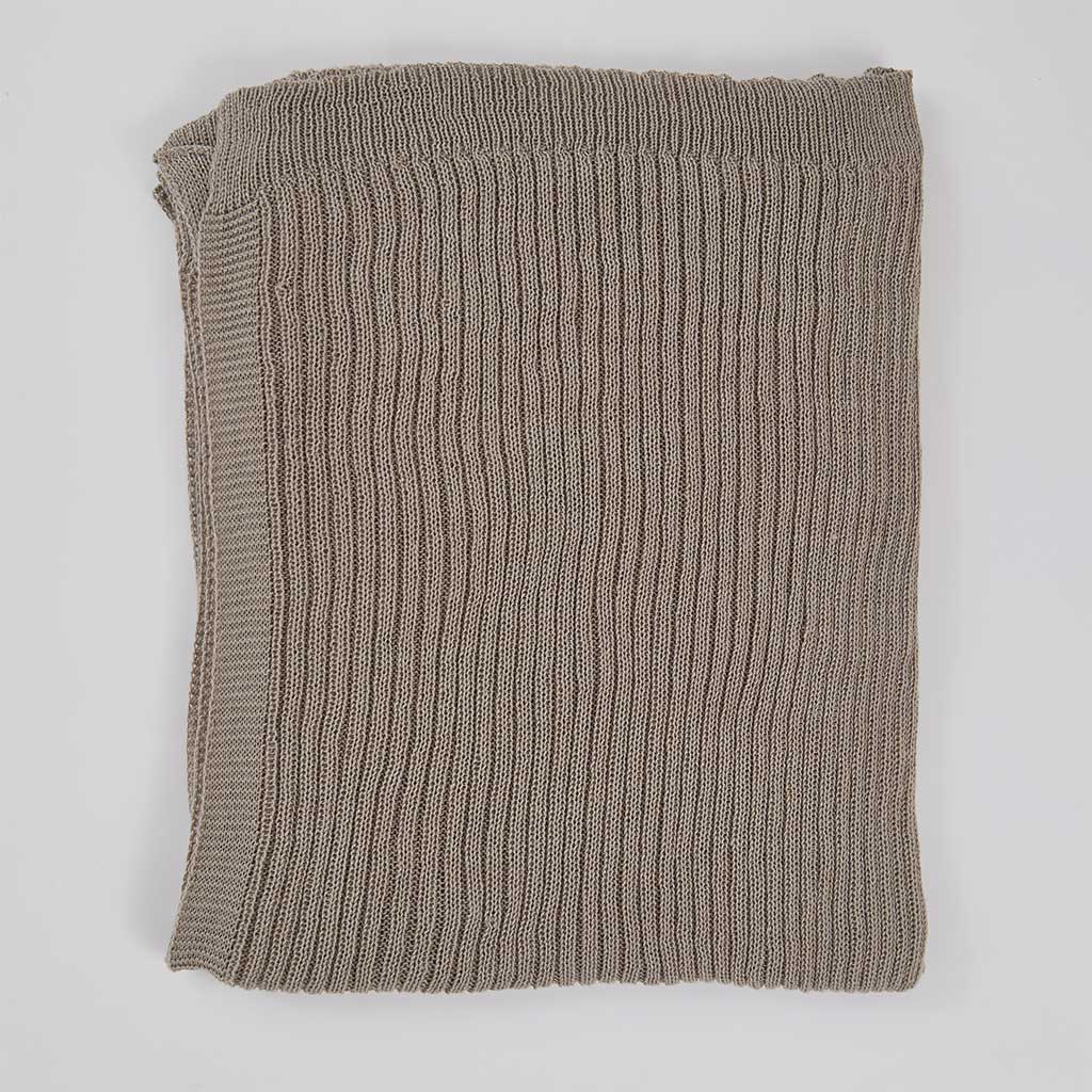 Chinchilla Knitted Throw - Sale Item