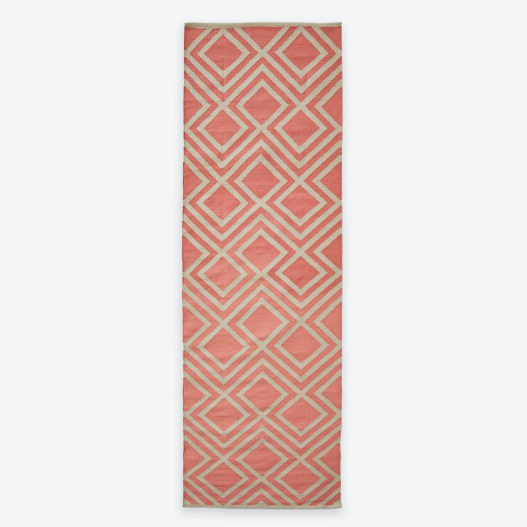 Coral Iris Runner Rug