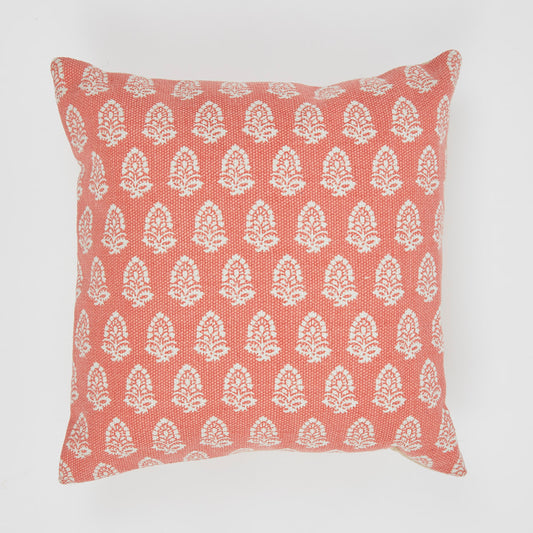 Jaipur Acorn Coral Cushion