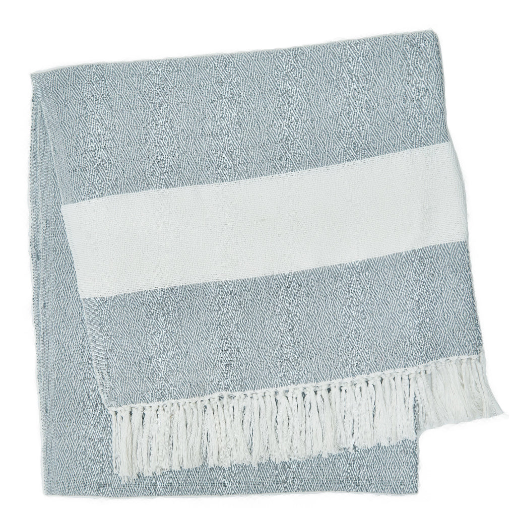 pale blue throw - Cornflower Hammam