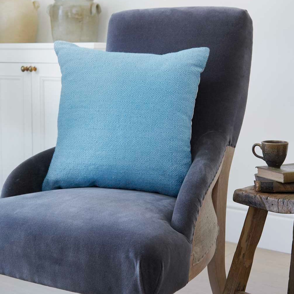 Diamond Azure Cushion Cover - Sale Item