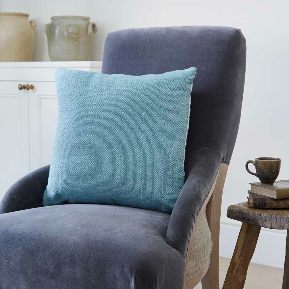 Diamond Teal Cushion - Sale Item