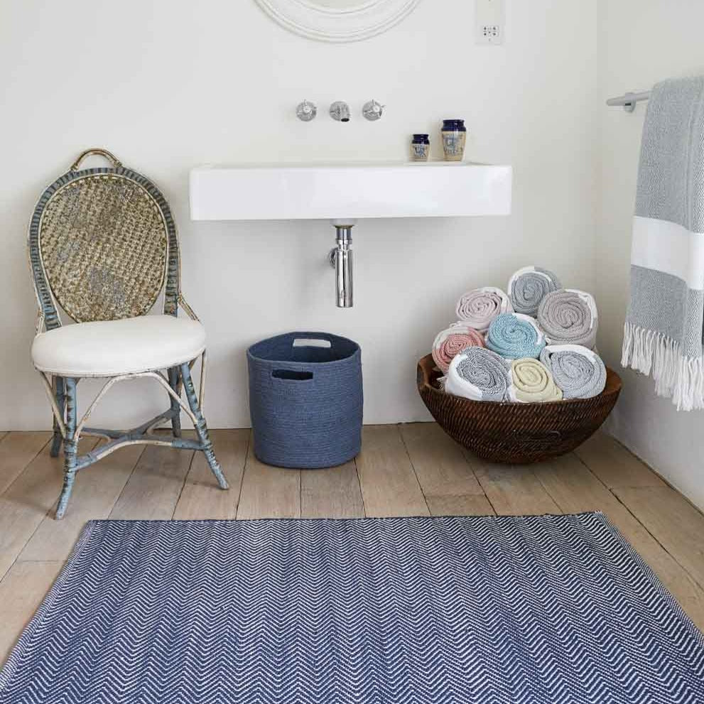 Navy Braided Baskets