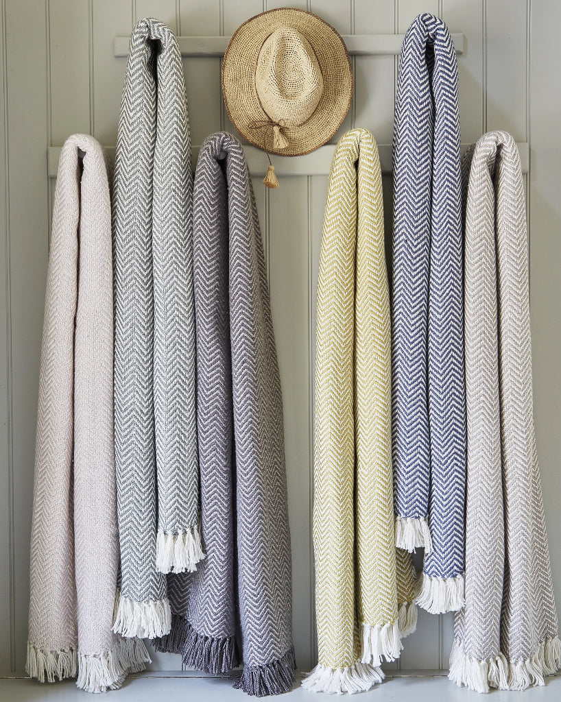 Tabby Herringbone Blanket - Sale Item