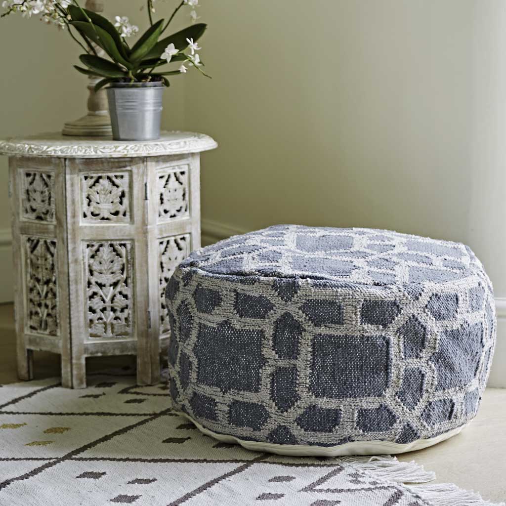 Kasbah Ink Footstool