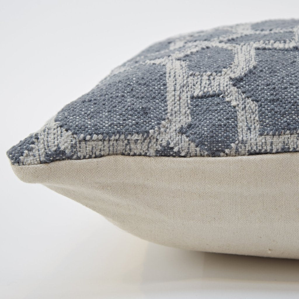 Kasbah Ink Floor Cushion - close up