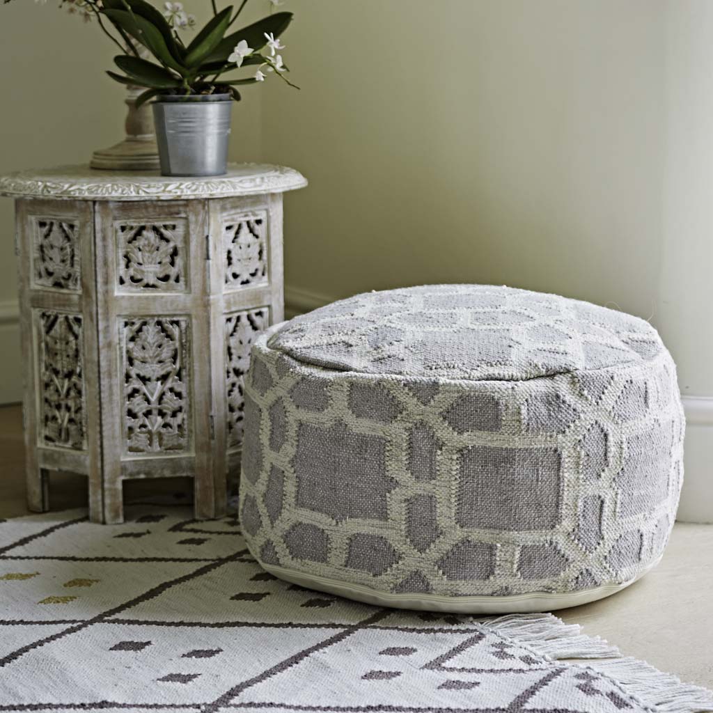 Kasbah Smoke Footstool