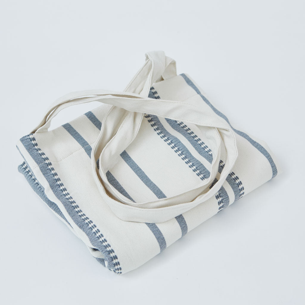 Las Salinas Blue Canvas Bag