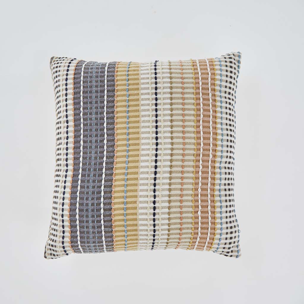 Madras Gold Check Cushion