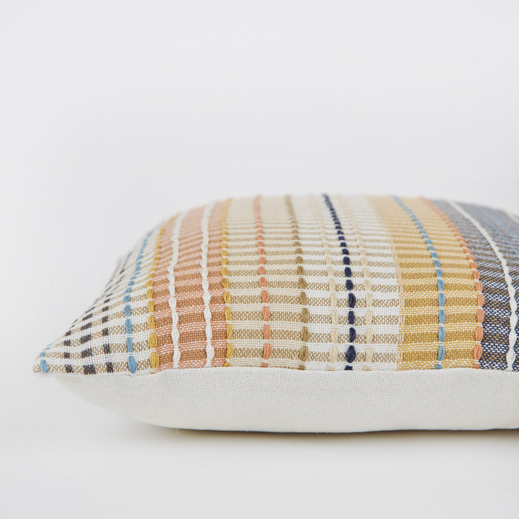 Madras Gold Check Cushion