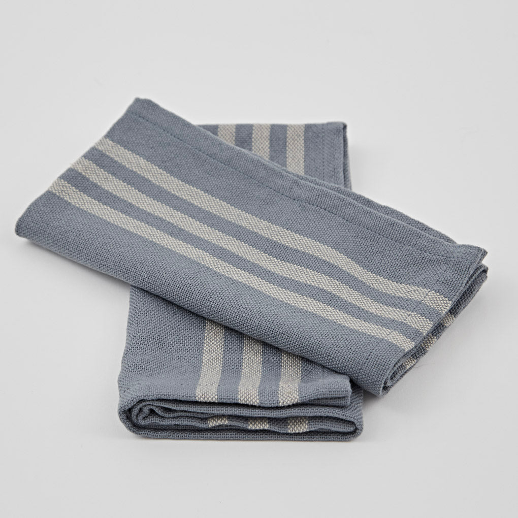 Maxime Blue & Linen Napkins 