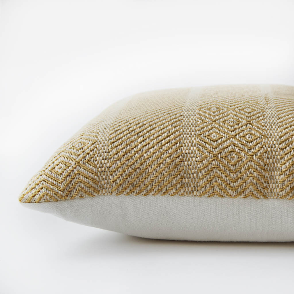 Minerva Gold Cushion | Gold Yellow Cushions | Free UK Delivery Over £50 ...