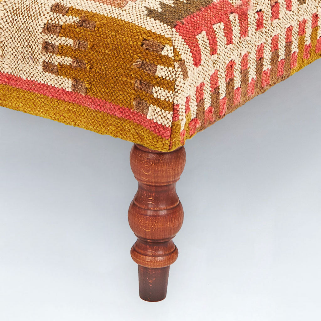Large on sale kilim ottoman