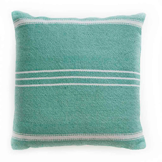Oxford Stripe Aqua Cushion Cover - Sale Item