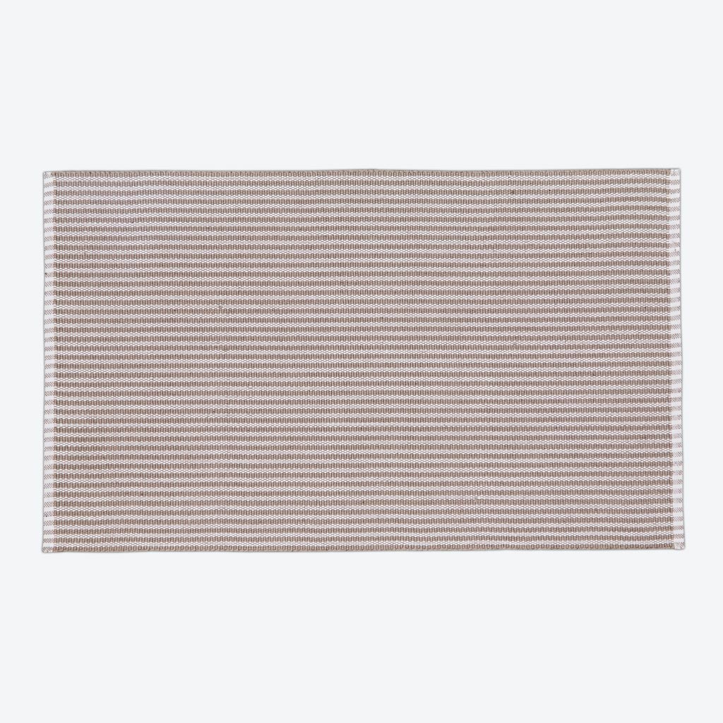 Polperro Stripe Chinchilla Rug