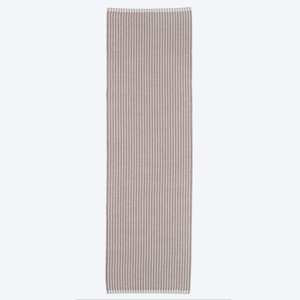 Polperro Stripe Chinchilla Runner Rug