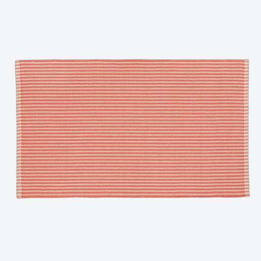 Polperro Stripe Coral Rug