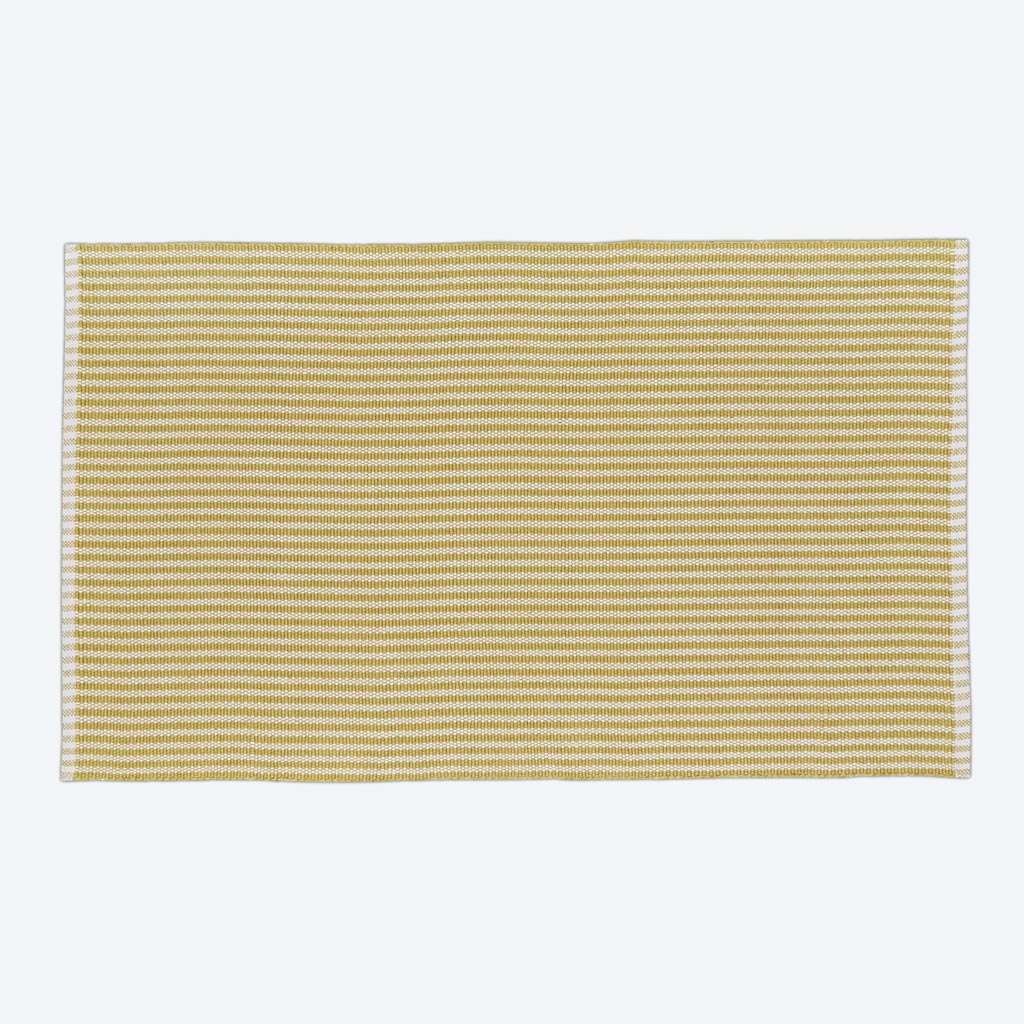 Polperro Stripe Gooseberry Rug