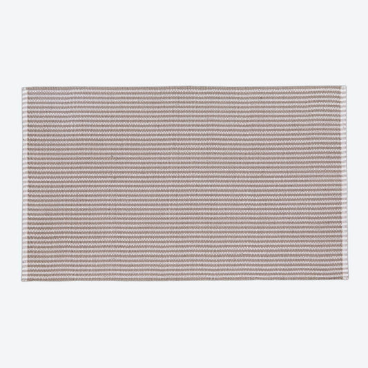 beige striped rug 
