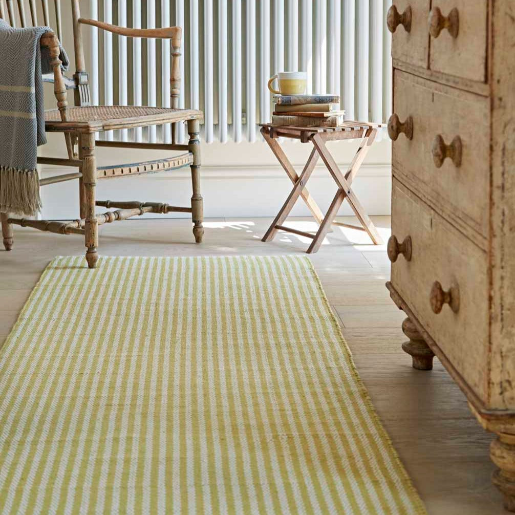 Polperro Stripe Gooseberry Rug