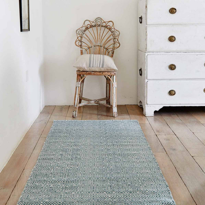 Teal Runner Rug Provence Weaver Green