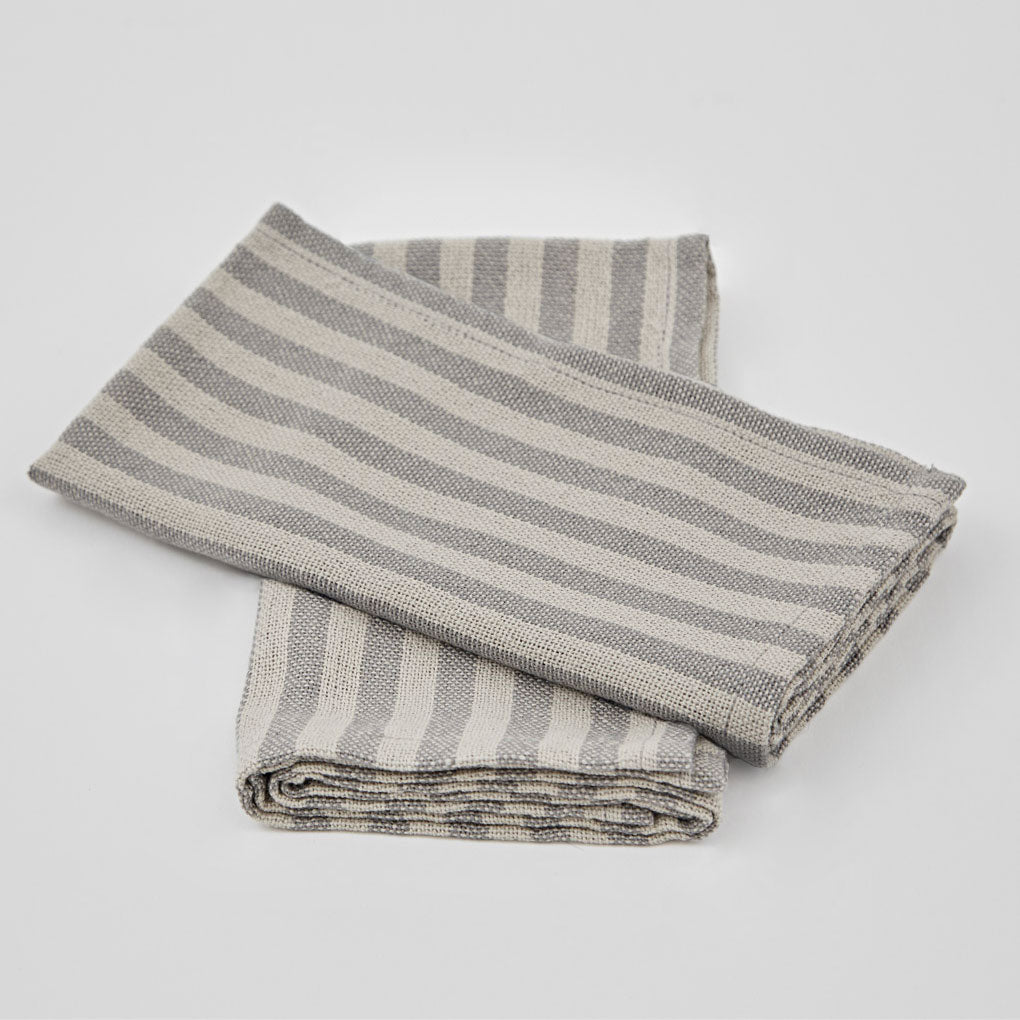 Toulouse Grey Stripe Napkins (4 Pack)